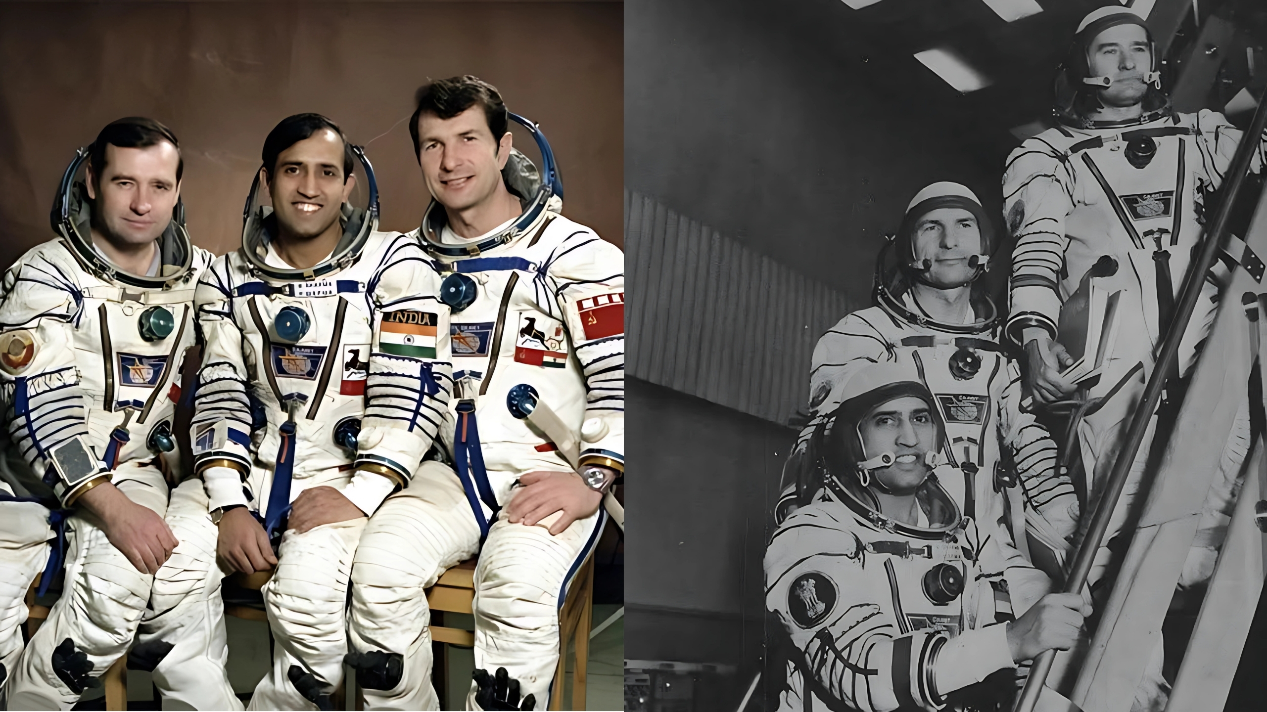 Rakesh Sharma and his team